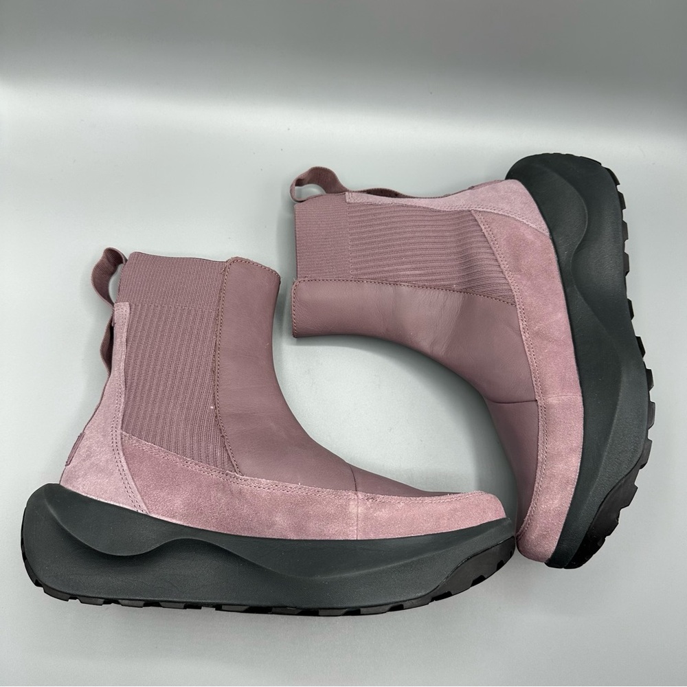 The North Face Knit Platform Leather Boots - Picture 9 of 10